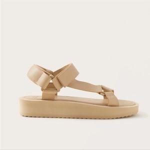 Abercrombie and Fitch platform sandals